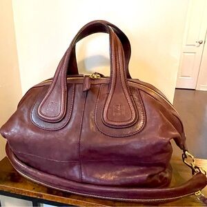 Givenchy Purple Calfskin Nightingale Bag